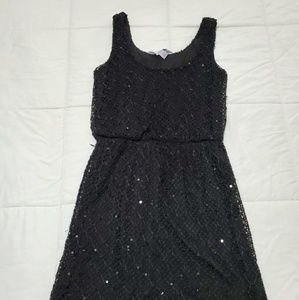 Black sequins mini dress!